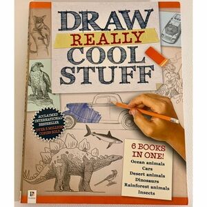 Draw Really Cool Stuff Kids Drawing Book Step by Step Hinkler Like New